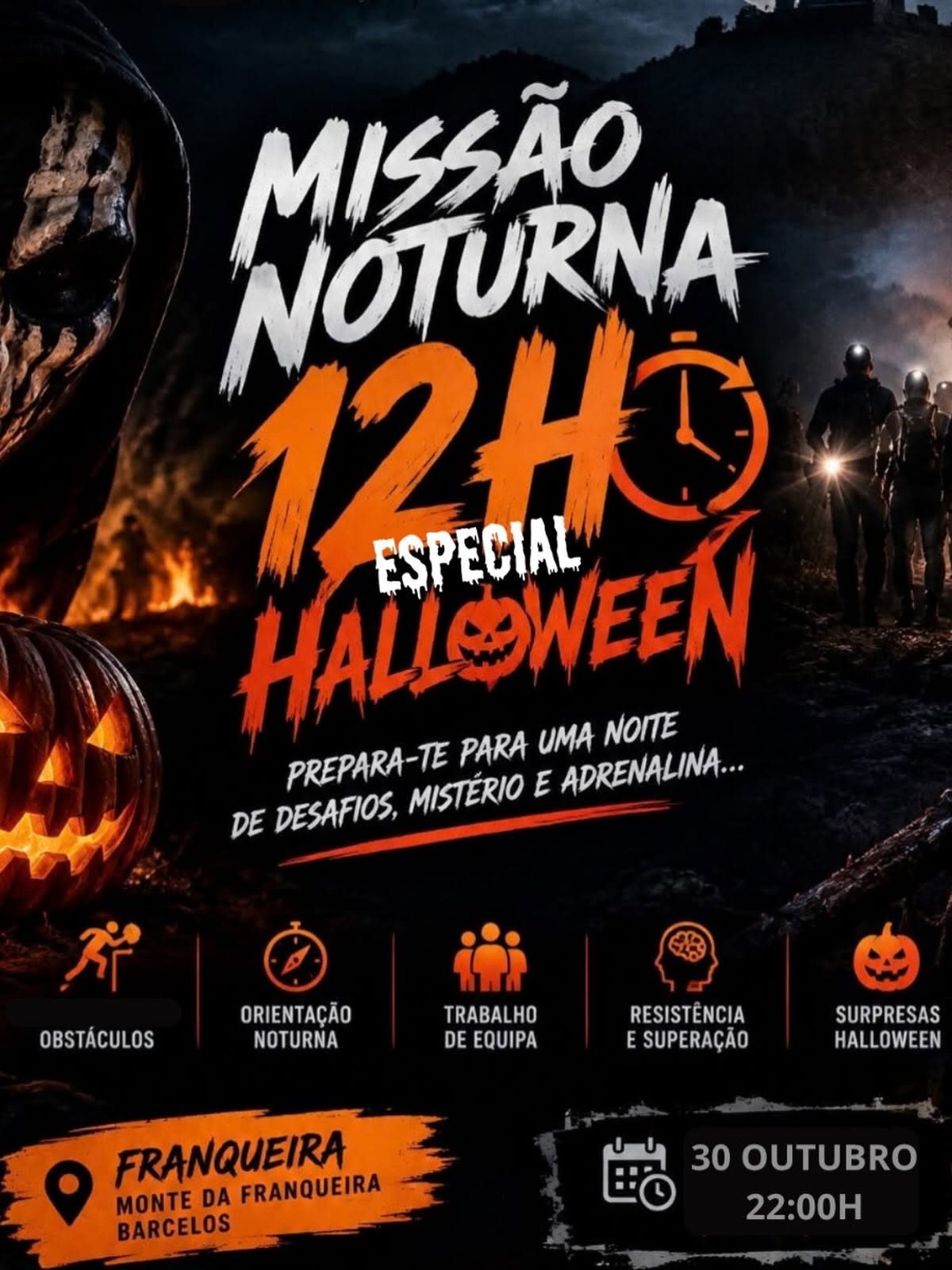 Missão Noturna 12H Especial Halloween — event image